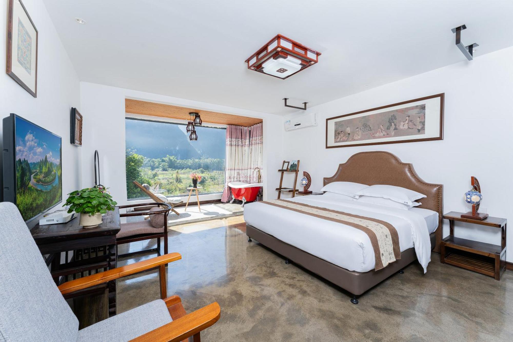 Leisure Courtyard Hotel Yangshuo-Free Shuttle Bus To Yangshuo Station Stay 2 Nights One Way 외부 사진